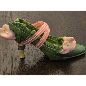 Just The Right Shoe (JTRS)-RAINE-Elegant 1999 "Calla Lily" Mini Shoe #25092